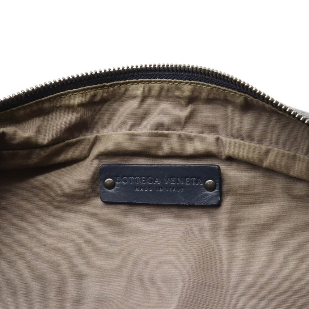 BOTTEGA VENETA Intrecciato Waist Bag Body Leather Blue 361013 - Picture 7 of 9